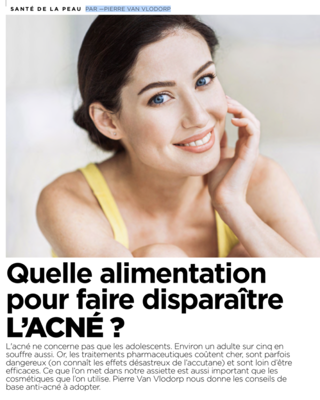 Quelle alimentation pour faire disparaître l’acné ?