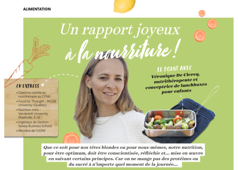 Un rapport joyeux à la nourriture